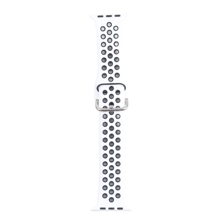 Metal Buckle Silicone Replacement Watchband For Apple Watch Series, Series 1