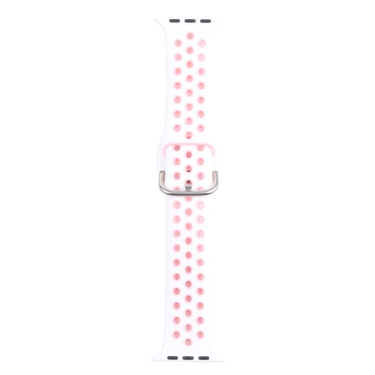 Metal Buckle Silicone Replacement Watchband For Apple Watch Series, Series 1