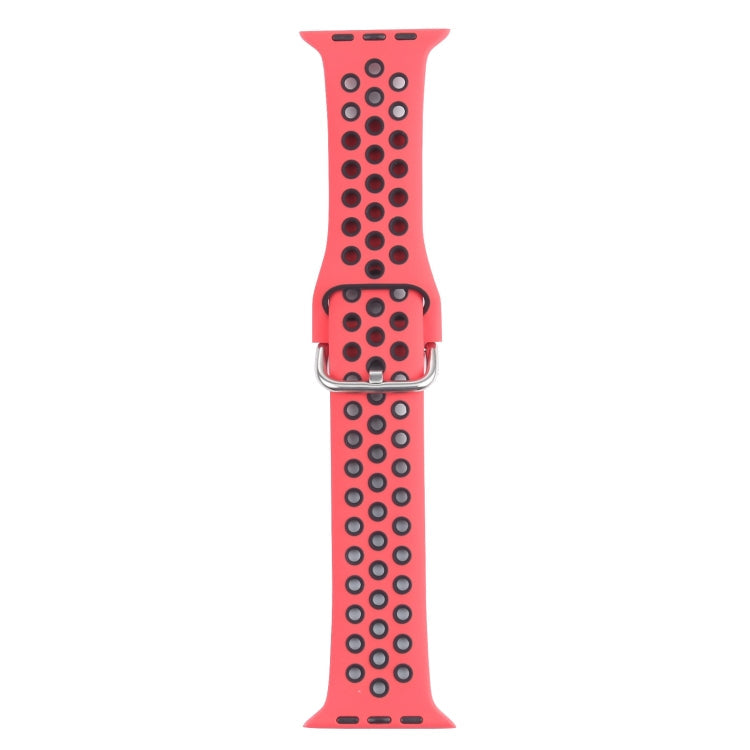 Metal Buckle Silicone Replacement Watchband For Apple Watch Series, Series 1