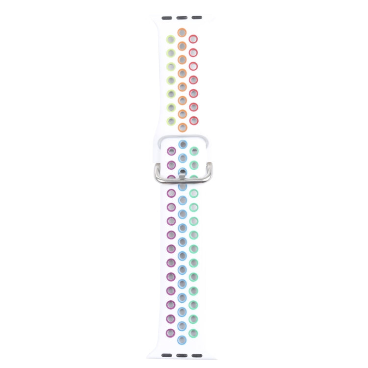 Metal Buckle Silicone Replacement Watchband For Apple Watch Series, Series 2