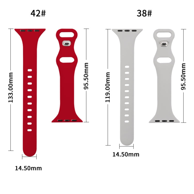 Slimming 8-buckle Silicone Replacement Strap Watchband