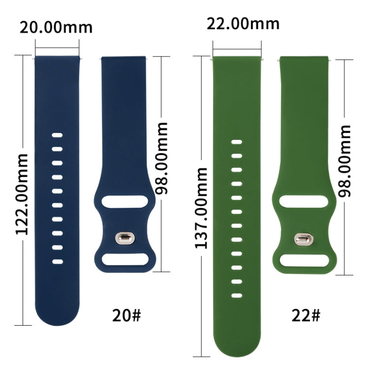 8-buckle Silicone Replacement Strap Watchband, Series 8-Reluova