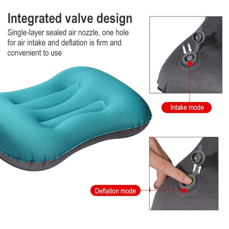 Outdoor Camping Trip Foldable Portable Inflatable Pillow Nap Waist Pillow