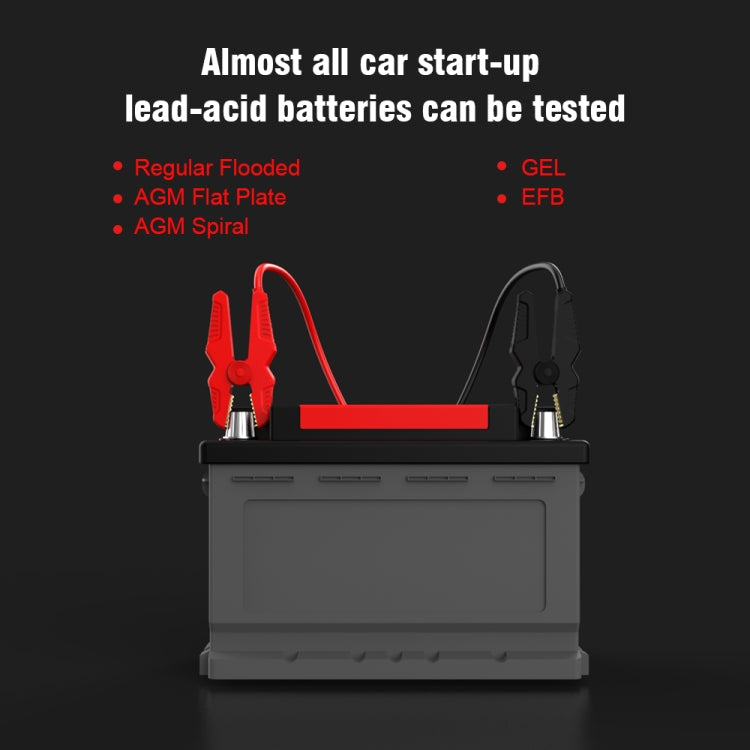 KONNWEI KW710 Car 3.2 inch 6V-24V Lead-acid Battery Tester Support 13 Languages