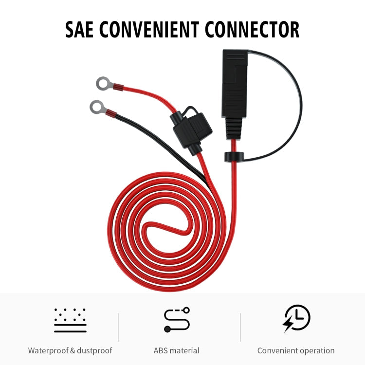 CS-1423A1 1.4m OT Terminal Cable with SAE Socket + 10A Fuse