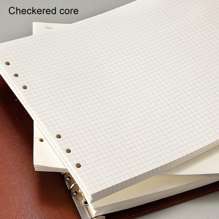 B5 Faux Leather Loose-leaf Grid Notebook My Store