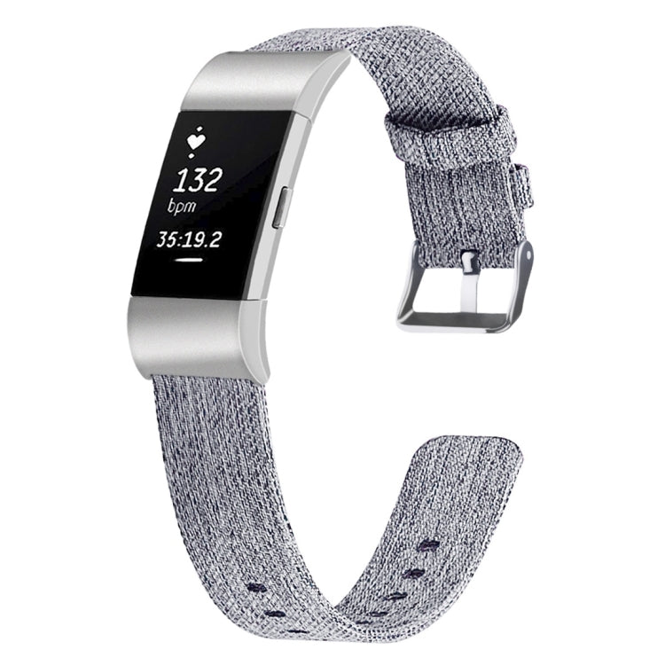 For FITBIT Charge 2 Smart Watch Canvas Wrist Strap Watchband