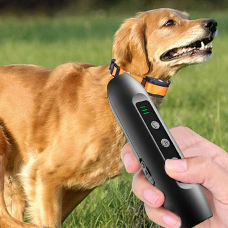 Tsattine N10 Ultrasonic Dog Repeller with LED Electricity Display & Flashlight.