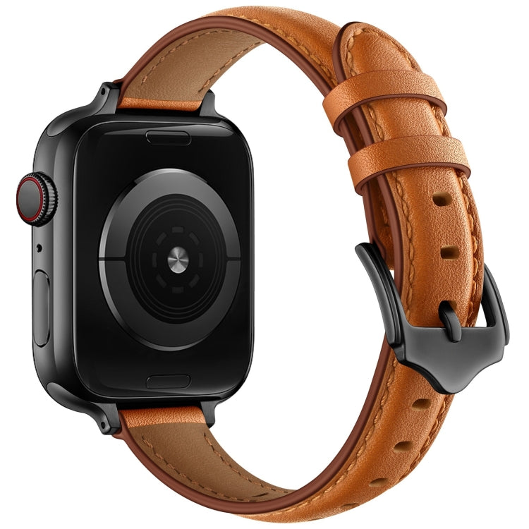 Business Style Leather Replacement Strap Watchband For Apple Watch Series