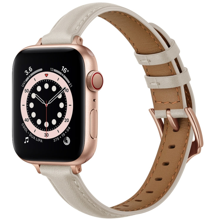 Business Style Leather Replacement Strap Watchband For Apple Watch Series