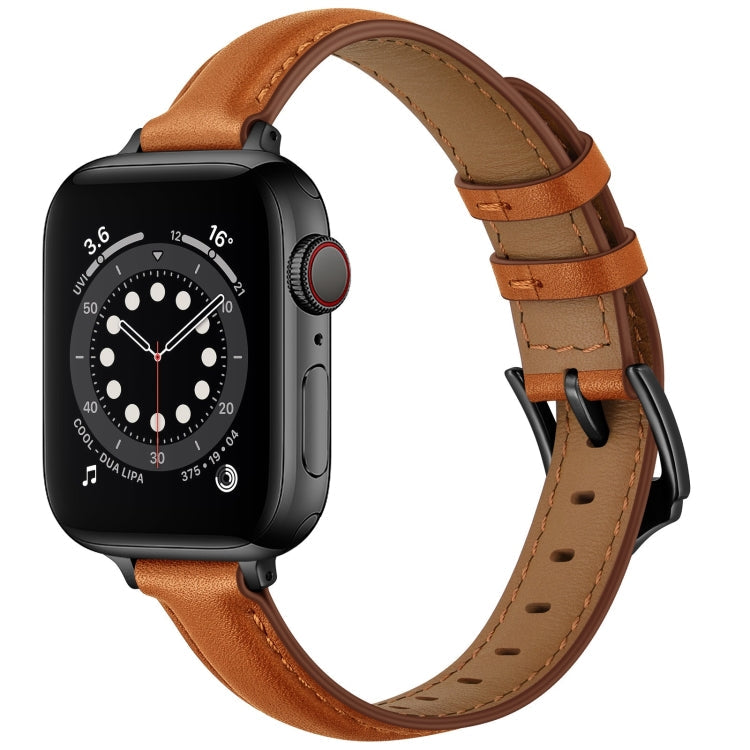 Business Style Leather Replacement Strap Watchband For Apple Watch Series