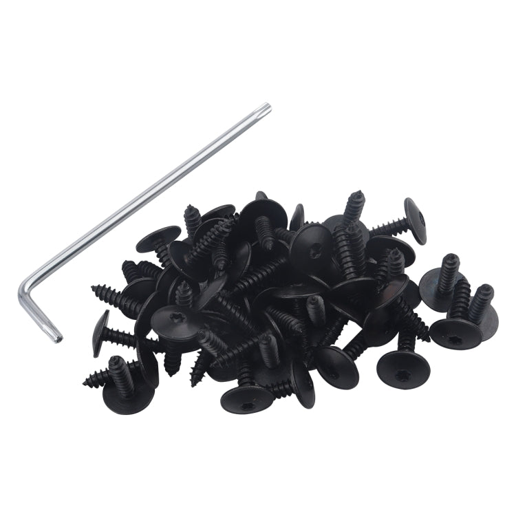 100 PCS M5x16+M5x19 Mudguard Screws with Clip Nut / Wrench N90775001 N90648702 for Audi