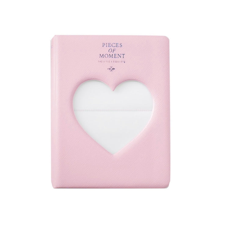 Hollow Heart 64 Pockets Photo Book Album Name Card Holder for Fujifilm Instax Mini 8 /7s /70 /25 /50s /90