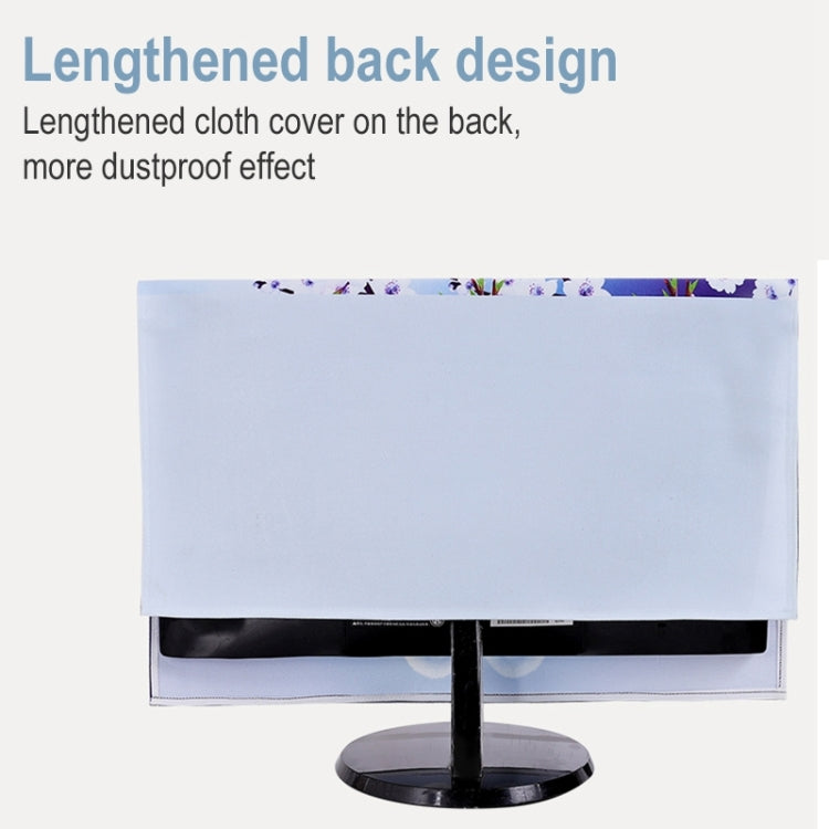 Desktop Computer LCD Monitor Cloth Dust-proof Cover