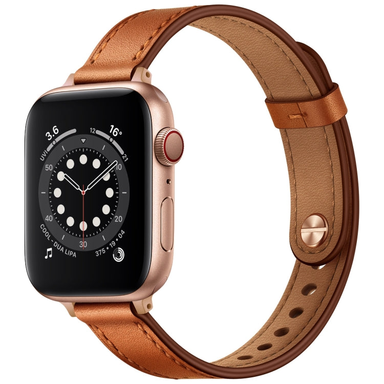 14mm Couple Style Leather Replacement Strap Watchband For Apple Watch Series