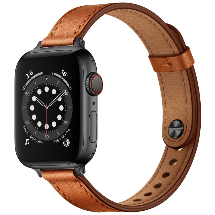 14mm Couple Style Leather Replacement Strap Watchband For Apple Watch Series