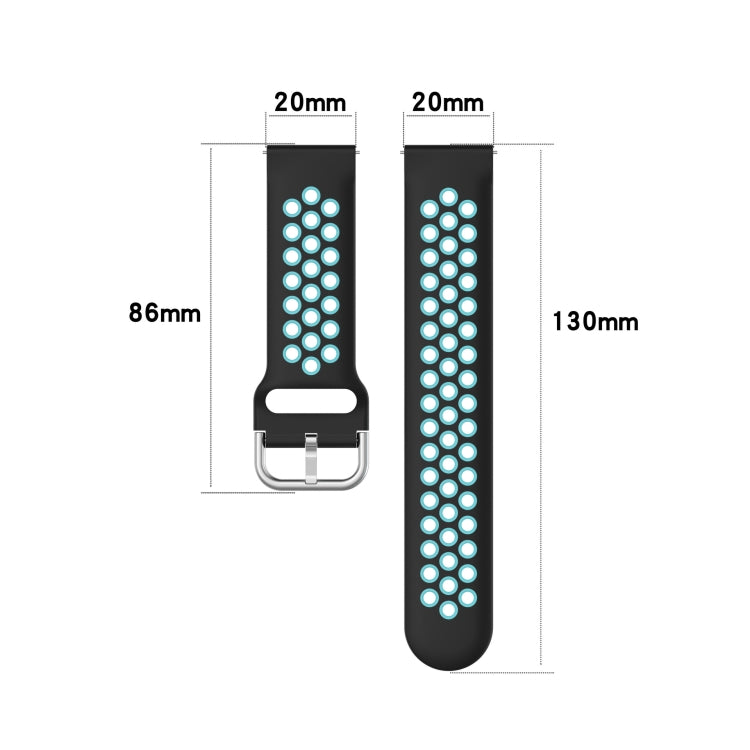 Two-color Silicone Replacement Strap Watchband, Series 2