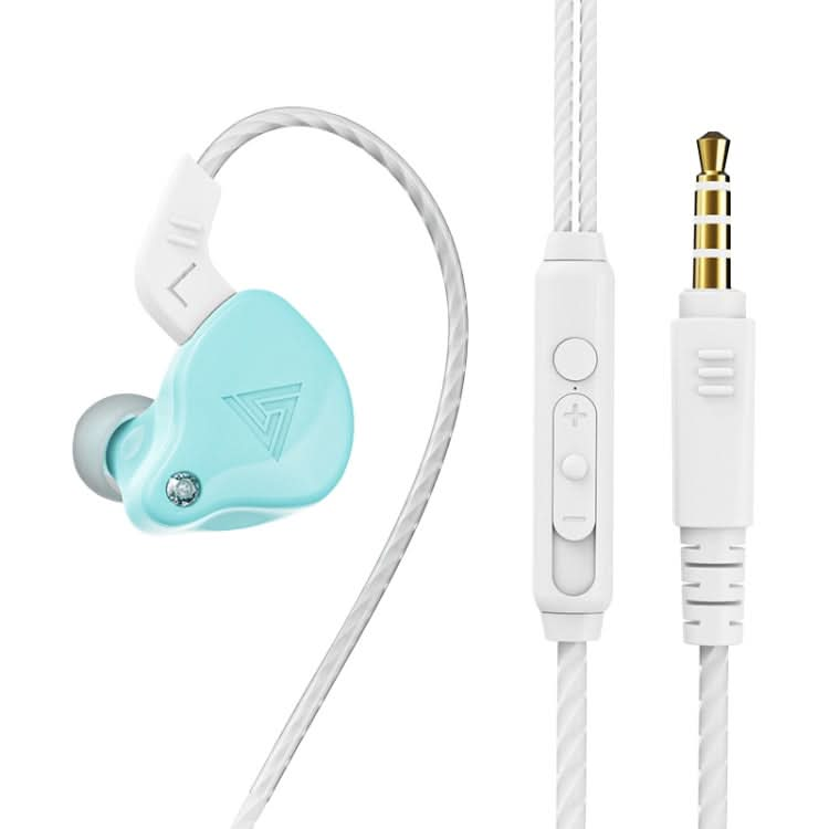 QKZ AK6-X 3.5mm In-Ear Wired Subwoofer Sports Earphone with Microphone, Cable Length: About 1.2m