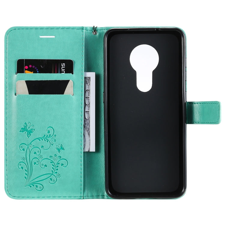 Pressed Printing Butterfly Pattern Horizontal Flip PU Leather Case with Holder & Card Slots & Wallet & Lanyard, Series 1