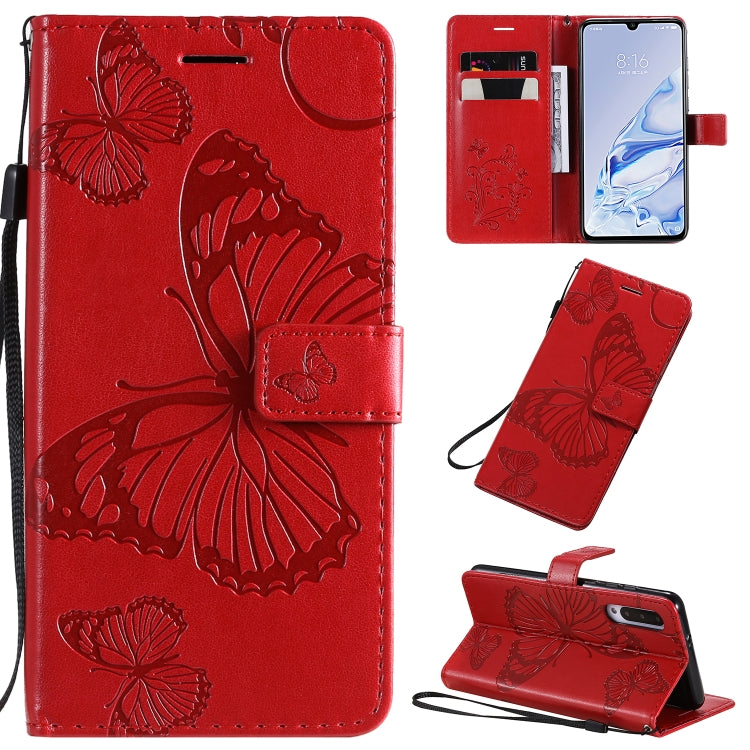 Pressed Printing Butterfly Pattern Horizontal Flip PU Leather Case with Holder & Card Slots & Wallet & Lanyard, Series 1