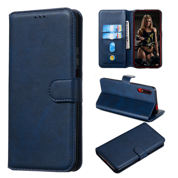 Classic Calf Texture Horizontal Flip PU Leather Case, with Holder & Card Slots & Wallet