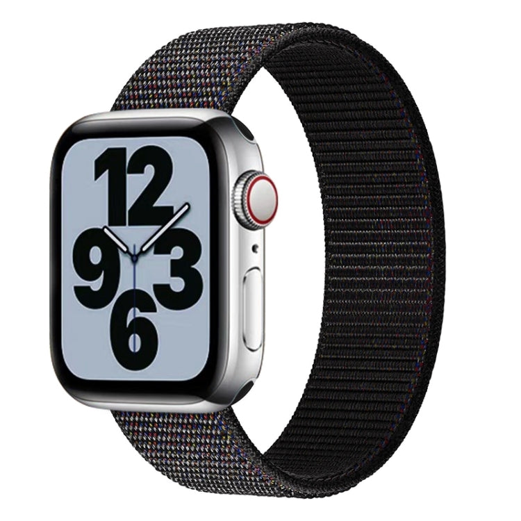 Single Lap Nylon Replacement Watchband, Size: S 135mm For Apple Watch Series 6 & SE & 5 & 4 40mm / 3 & 2 & 1 38mm