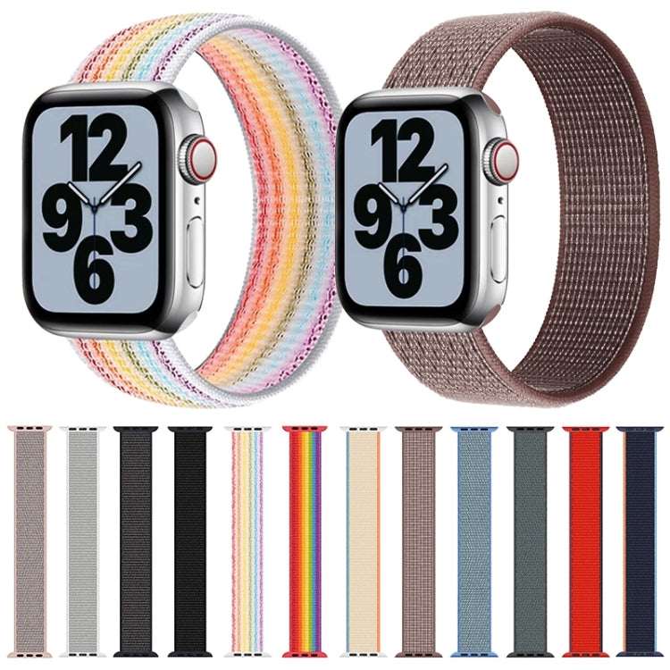 Single Lap Nylon Replacement Watchband, Size: M 155mm For Apple Watch Series 6 & SE & 5 & 4 44mm / 3 & 2 & 1 42mm