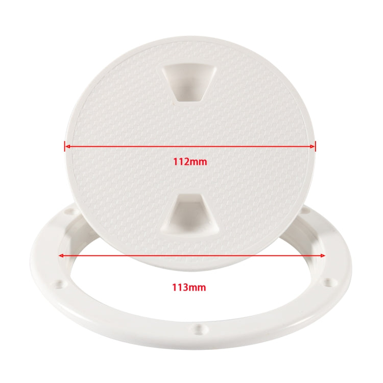 A5941 4 inch Boat / Yacht Round Deck Cover Hatch Case with Screws-Reluova