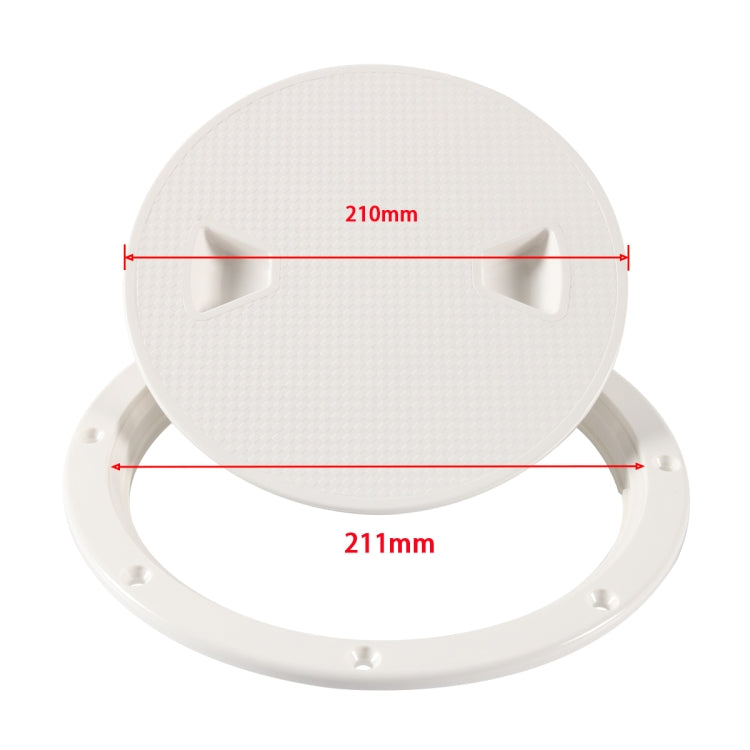 A5943 8 inch Boat / Yacht Round Deck Cover Hatch Case with Screws ÎҵÄÉ̵ê