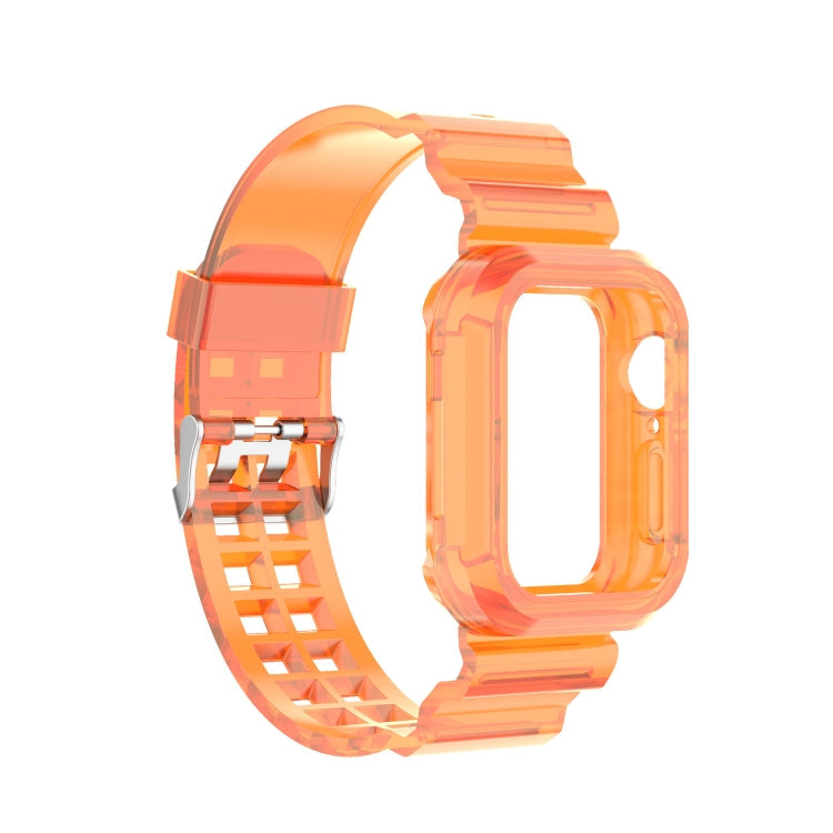 Silicone Integrated Replacement Strap Watchband For Apple Watch Series