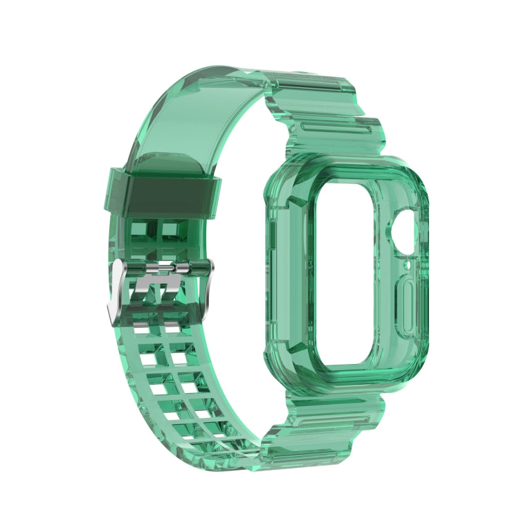 Silicone Integrated Replacement Strap Watchband For Apple Watch Series