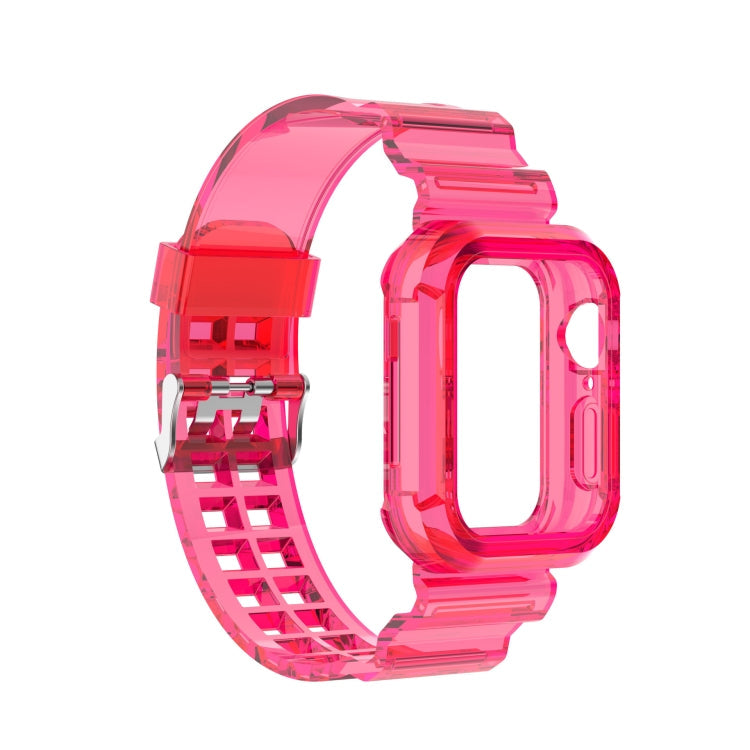 Silicone Integrated Replacement Strap Watchband For Apple Watch Series