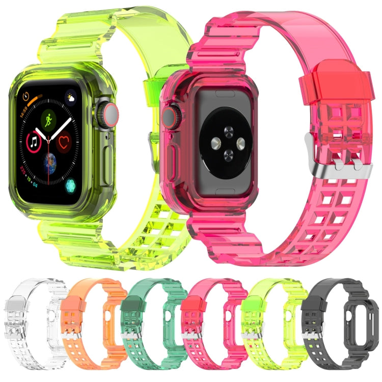 Silicone Integrated Replacement Strap Watchband For Apple Watch Series