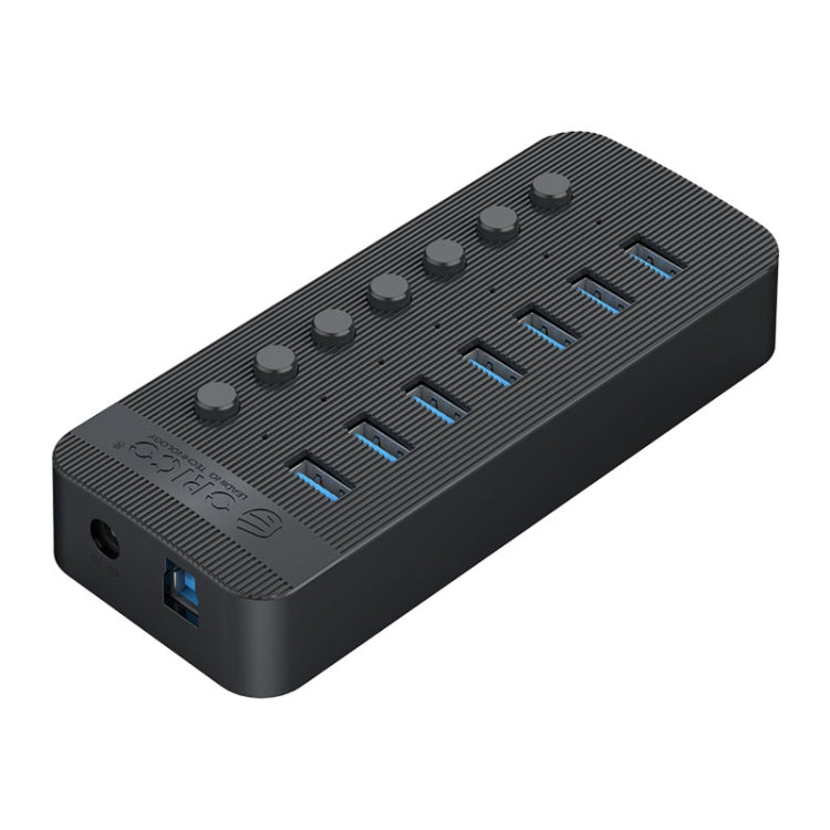 ORICO CT2U3-7AB-WH 7 In 1 Plastic Stripes Multi-Port USB HUB with Individual Switches My Store