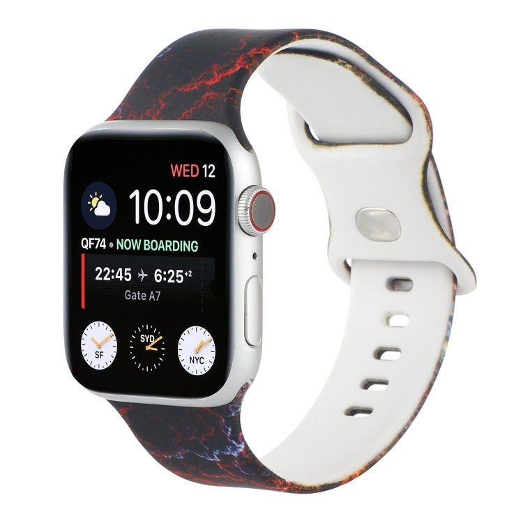 8-buckle Printed Replacement Strap Watchband For Apple Watch Series-Reluova