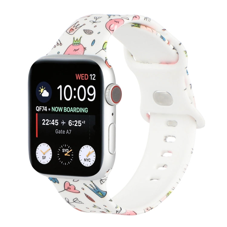 8-buckle Printed Replacement Strap Watchband For Apple Watch Series-Reluova