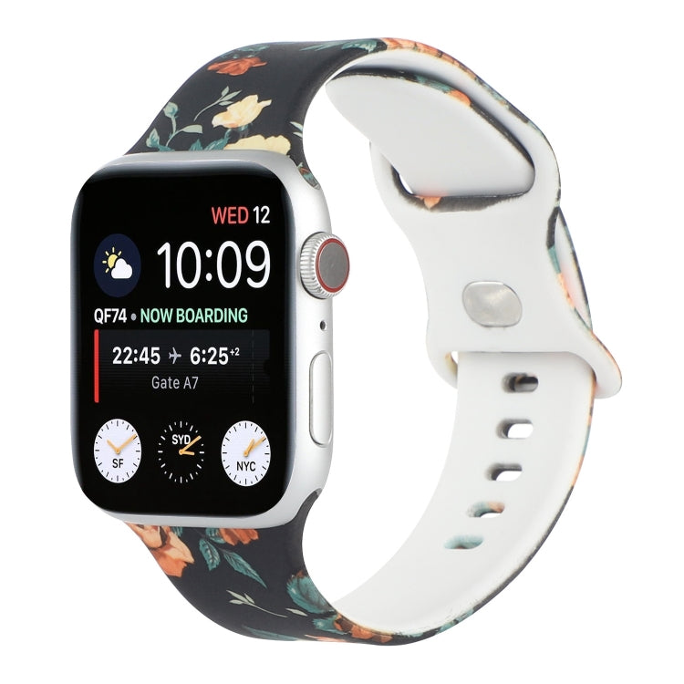 8-buckle Printed Replacement Strap Watchband For Apple Watch Series-Reluova