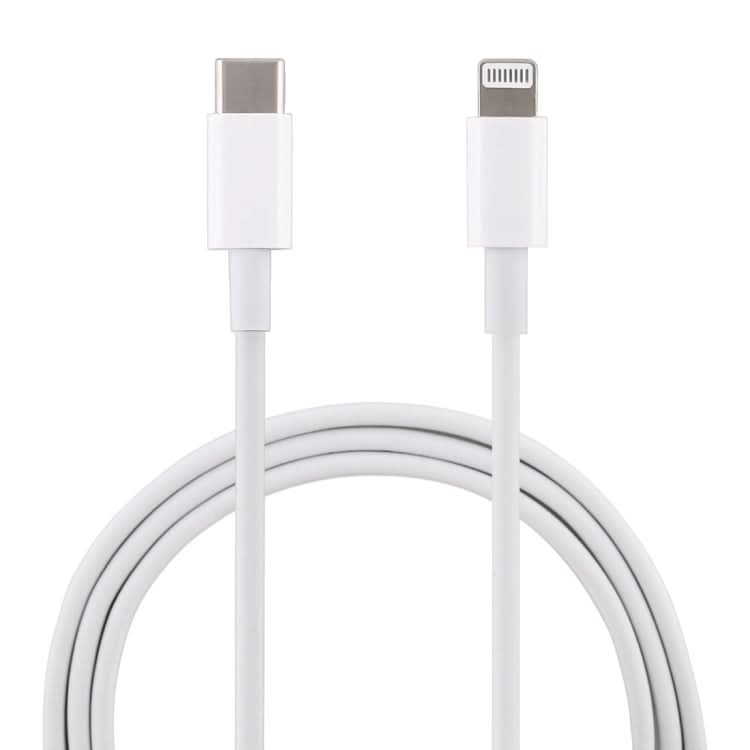 12W 5V/2A USB-C / Type-C to 8 Pin PD Fast Charging Cable, Cable Length: 1m