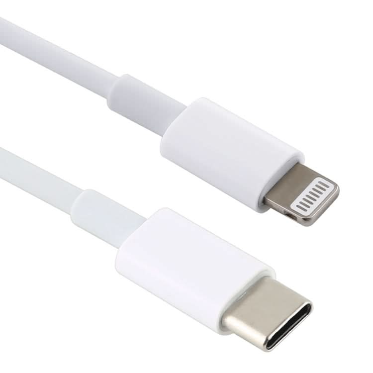 12W 5V/2A USB-C / Type-C to 8 Pin PD Fast Charging Cable, Cable Length: 1m