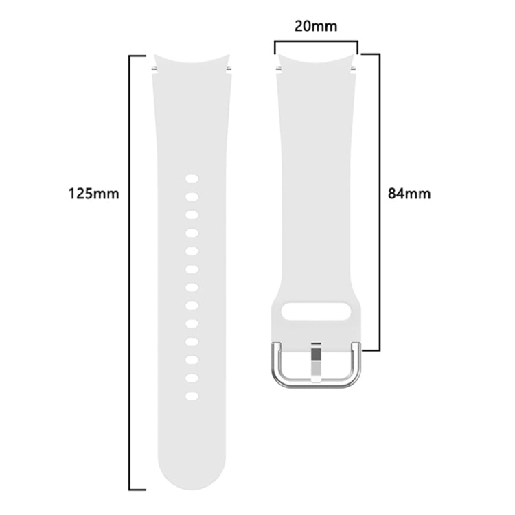 Universal Silicone Colorful Buckle Replacement Strap Watchband, Series 2