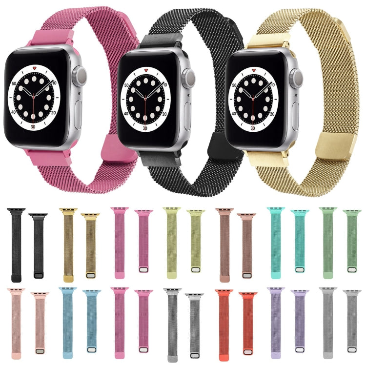 Small Waist Dual Section Milan Replacement Watchband For Apple Watch Series