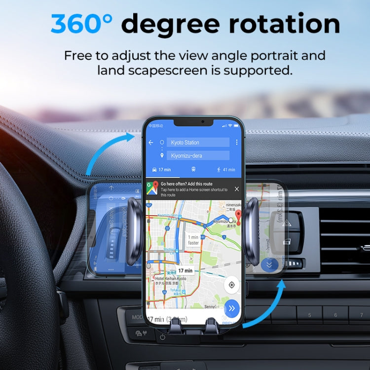 JOYROOM JR-ZS241 15W QI Mechanical Car Wireless Charger Phone Holder Air Outlet Version