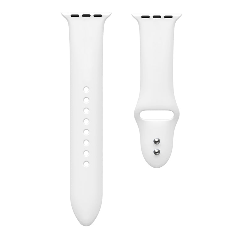 Double Nail Silicone Replacement Strap Watchband For Apple Watch Series