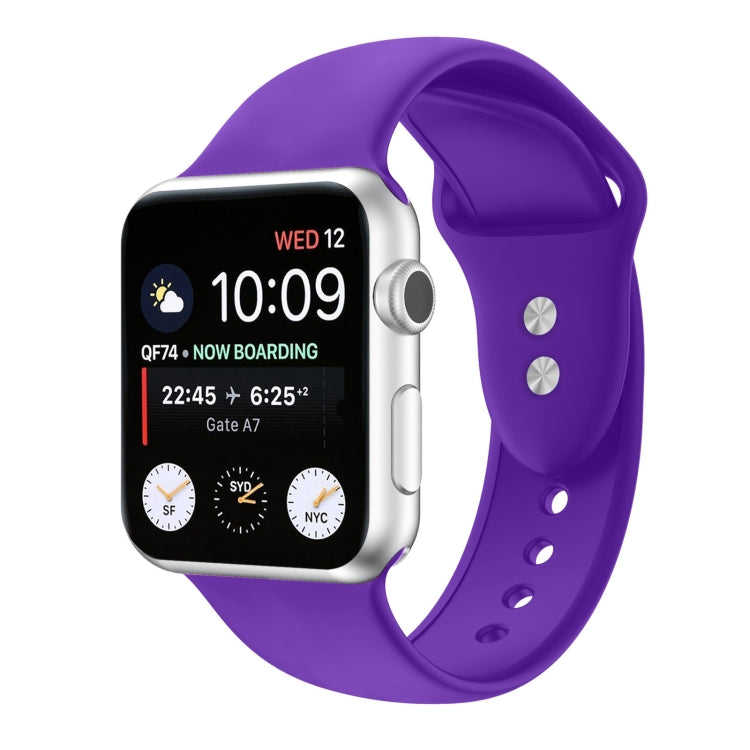 Double Nail Silicone Replacement Strap Watchband For Apple Watch Series