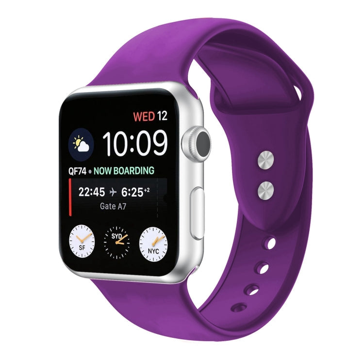 Double Nail Silicone Replacement Strap Watchband For Apple Watch Series