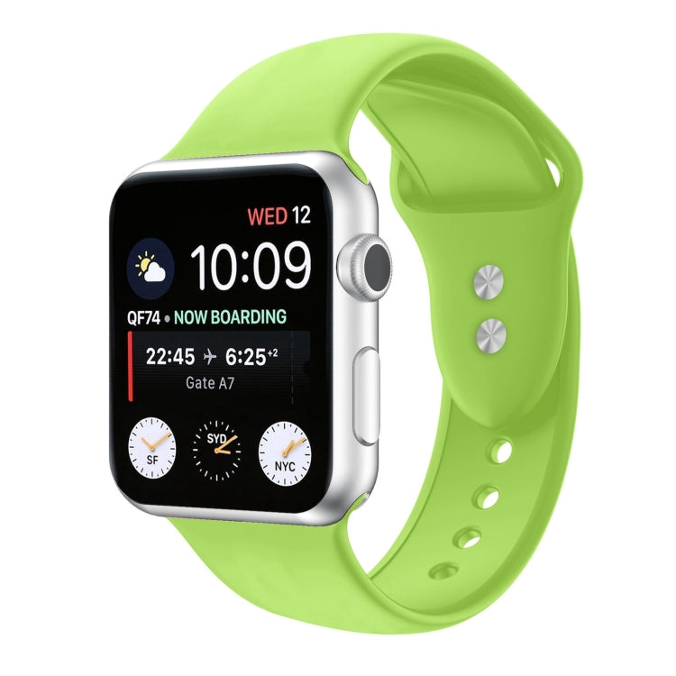 Double Nail Silicone Replacement Strap Watchband For Apple Watch Series