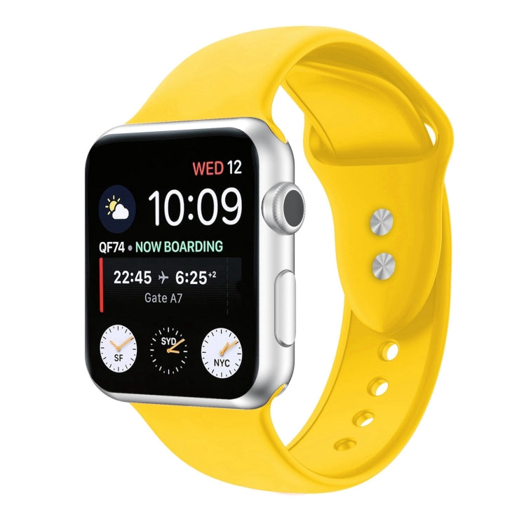 Double Nail Silicone Replacement Strap Watchband For Apple Watch Series