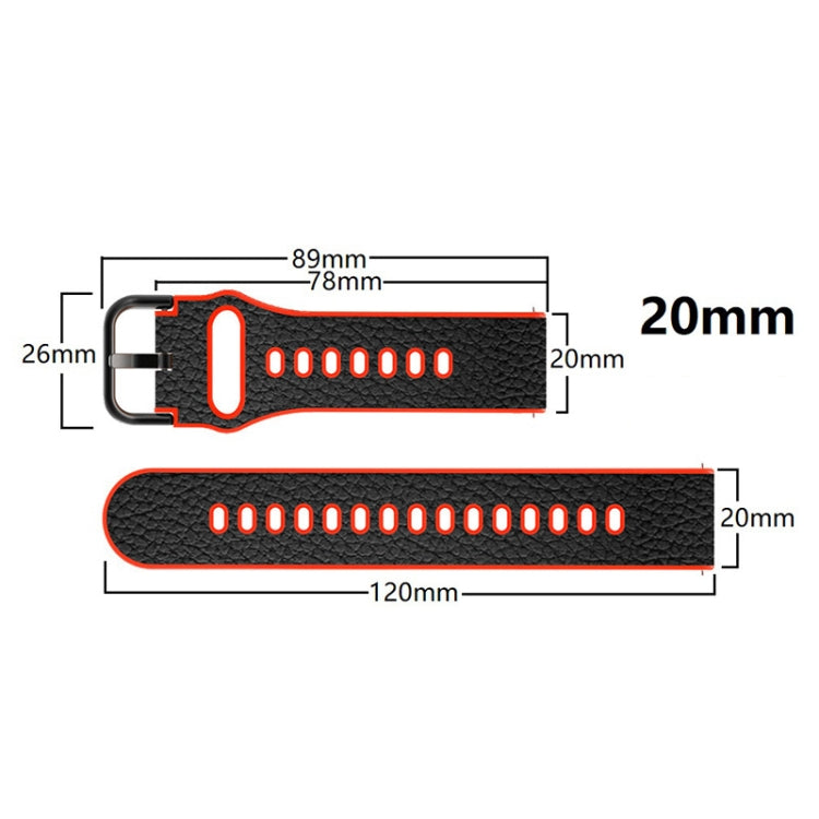 Two-layer Cowhide Leather Replacement Strap Watchband