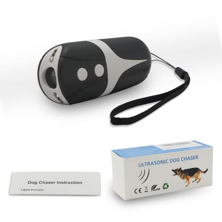 RC-534 Handheld Portable Ultrasonic Dog Repeller with LED Lights - Reluova