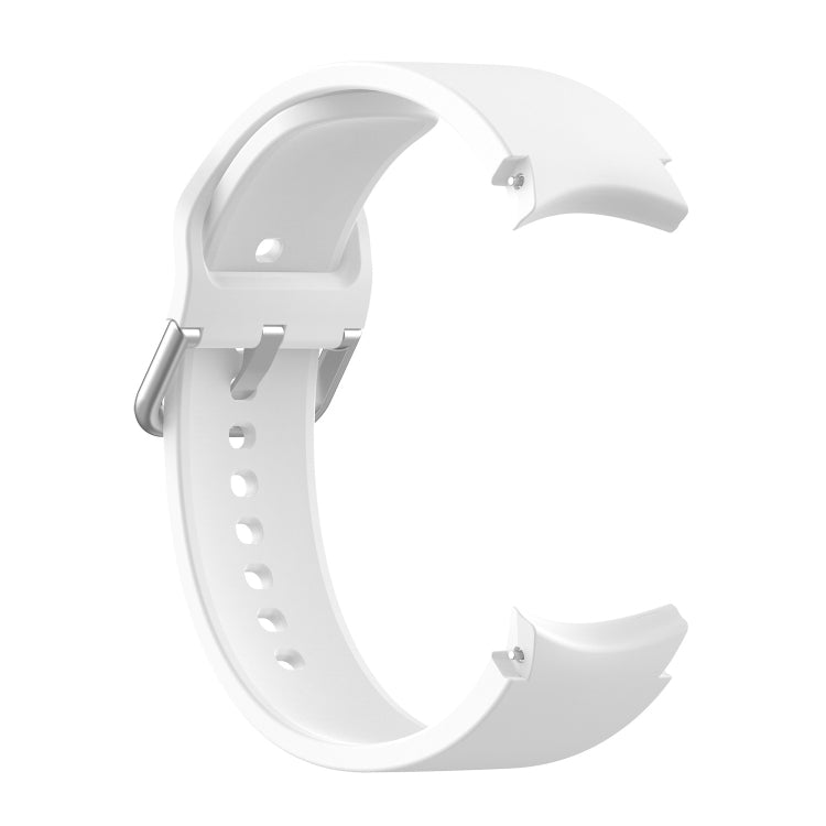 Silicone Silver Round Buckle Replacement Strap Watchband